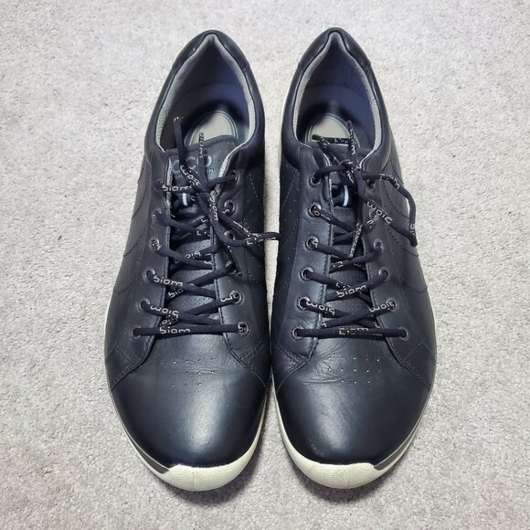 ECCO Biom Hydromax Waterproof Golf Shoes Yak Leather Soft Spike Men's 47EU 13US - Picture 2 of 11